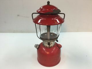 Vintage Red Coleman Camp Lantern Model 200a