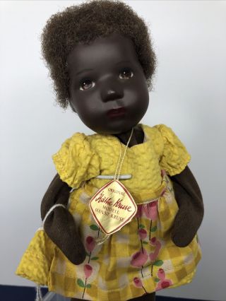 10” Vintage Kathe Kruse Doll W/ Brown Painted Eyes Made In Germany Aa W/ Tag S