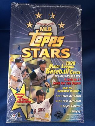 1999 Topps Stars Mlb Baseball Factory Hobby Box 24 Packs