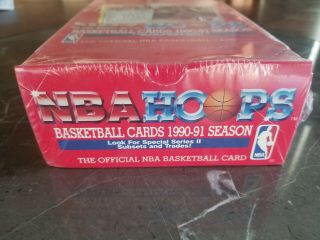 1990 - 91 NBA Hoops Series 2 Factory Box – Michael Jordan Cover 2