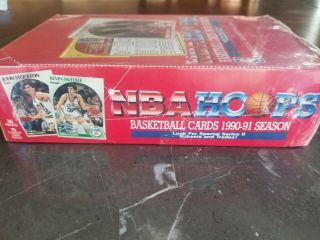 1990 - 91 NBA Hoops Series 2 Factory Box – Michael Jordan Cover 3