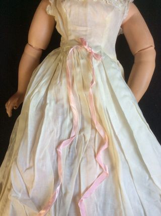 Vintage Madame Alexander Cissy Sheer Linen Petticoat NightGown Dress Tag 2