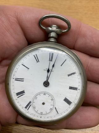 Vintage Antique Pocket Watch Waltham Grade P.  S.  Bartlett 18s 15j
