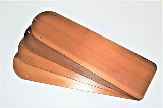 Hunter Antique Vintage Ceiling Fan Parts - 4 Blades Pecan Finish For 52 " Fan