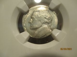Error Coin: Jefferson Nickel 5c Struck On A Silver Dime 10c Blank Ms 63 (ngc)
