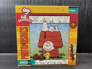 Peanuts: Snoopy & Charlie Brown Photomosaic 1000 Piece Puzzle