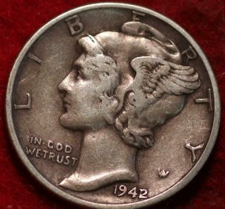 1942/1 Philadelphia Silver Mercury Dime