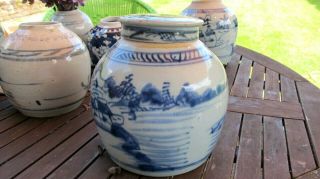 Classic late 18th early 19th Century Chinese Ginger Jar w/Lid 2