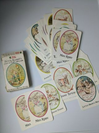 Peter Rabbit ' s Giant Picture Card Game - 36 cards / box 3