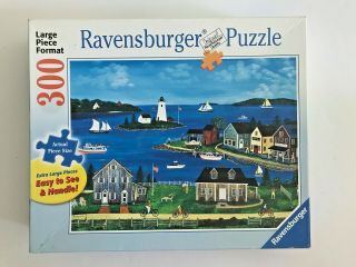 A Cove In Summer Barbara Appleyard 300 Pc Ravensburger Lighthouse 2008 Complete