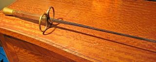 1800s Antique Steel Fencing Sword ÉpÉe Rapier Solingen Germany Wood Grip