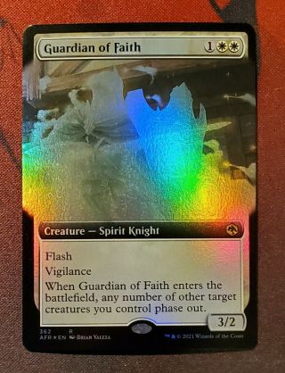 Magic Adventures In The Forgotten Guardian Of Faith (extended Art) Foil