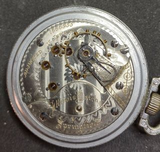 Antique Illinois Pocket Watch 18S Grade 64 w/Double Sunk Dial RR Grade c.  1903 3