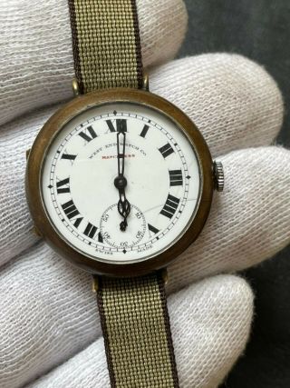 Vintage Antique Swiss - Made Westend Watch Co Hand Winding 35mm Mens Wrist Watch