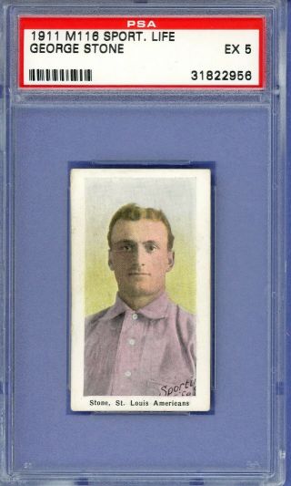 1911 M116 Sporting Life George Stone Psa 5 Browns