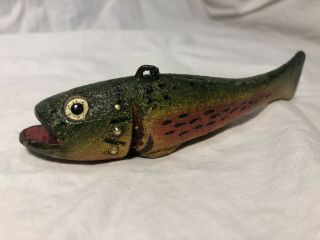 Duluth Fish Decoys,  Dfd,  Perkins,  6” Dfd Mini Rainbow Trout Spearing Decoy,  Lure