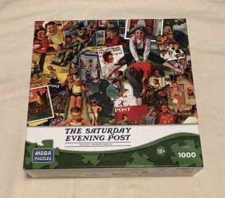 Mega Puzzles Saturday Evening Post Puzzle 1000 “kids Will Be Kids”