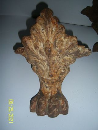 4 Large Rare Antique Ornate 1800 