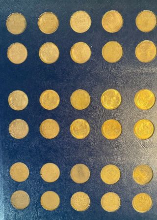 Complete 1909 To 1940 Lincoln Cent Set Except 1922 No D.  Or 1909 - S Vdb.