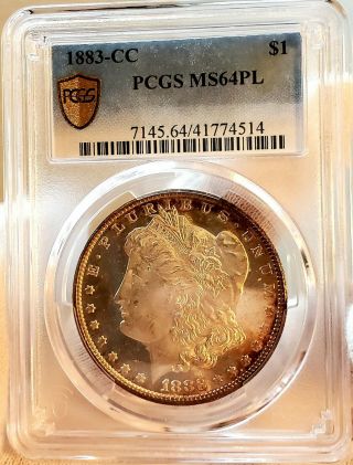 1883 Cc Pcgs Ms64 Pl Jaw Dropping Mirrors Gorgeous Pq Morgan Silver Dollar 514
