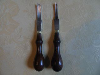 Antique Vintage Leather Tools 2 C S Osborne Saddlers Carving Tools