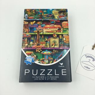 Cardinal 500 Piece Jigsaw Puzzle By Aimee Stewart 14 " X 11 " 176458 (toy Shelves)
