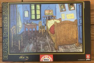 Vincent Van Gogh " The Bedroom " - 500 Piece Jigsaw Puzzle,  Educa - Immersive