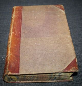 Antique 1866 Book The Life Of Abraham Lincoln J.  G.  Holland