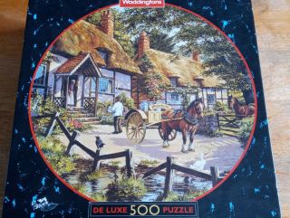 The Milkman Round 500 Piece Jigsaw Puzzle By Waddingtons
