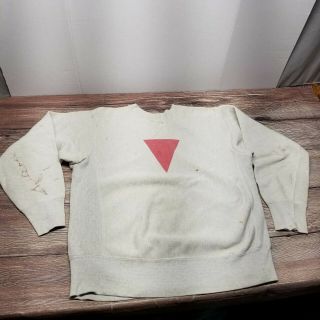 Vintage Champion Knitwear Reverse Weave Sweatshirt Mens Size Large 70s Gusset