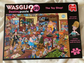 Wasgij Destiny 1000 Piece Jigsaw Puzzle No20 ‘the Toy Shop ’ Cond.