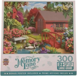 Memory Lane Adult Puzzle 300 Pc Over The Bridge By Masterpieces