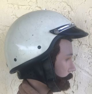 Vintage Bell Toptex Ca Motorcycle Police Helmet