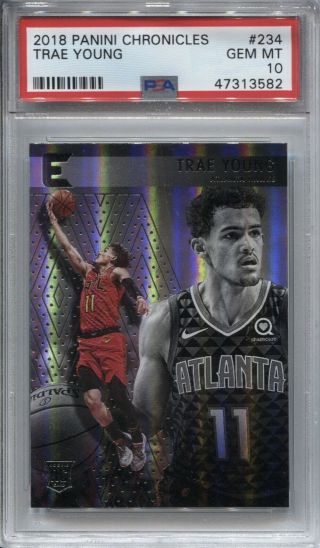 Trae Young Psa 10 2018 - 19 Panini Chronicles 234 Essentials Rookie Hawks 3582