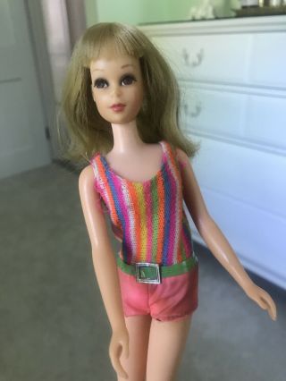 Vintage Blonde Barbie Cousin Francie 1170 Twist N 