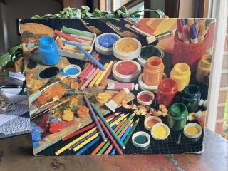Springbok Tools Of The Trade Jigsaw Puzzle Paints Artist Supplies Complete 500,