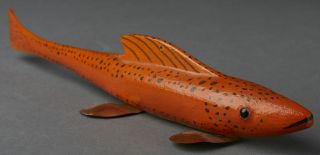Vintage Mike Hayden Ice Fish Spearing Decoy Folk Art Fishing Lure
