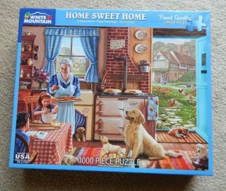 White Mountain Home Sweet Home 1000 Piece Jigsaw Puzzle