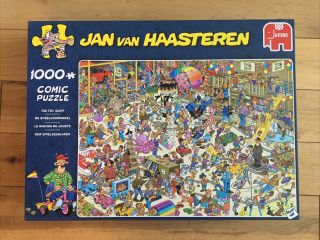 Jan Van Haasteren 1000 Piece Comic Jigsaw,  The Toy Shop
