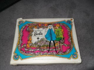 Vintage 1968 Barbie Doll Case With Barbie & Ken Dolls Tons Of Clothes Outfits