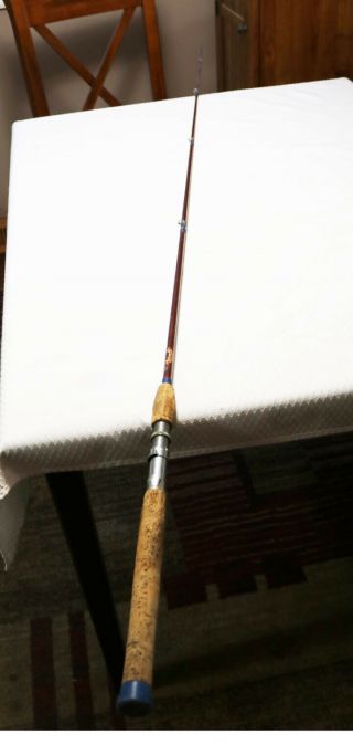 Vintage St.  Croix Double Power Fiberglass Casting Fishing Rod 7 Foot Usa