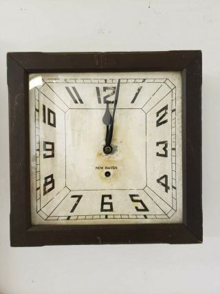 Haven 8 Day Wall Clock 14.  5 " X 14.  5 "