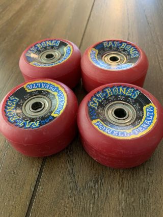 Nos Powell Peralta Vintage Skateboard Rat Bones Wheels 60mm