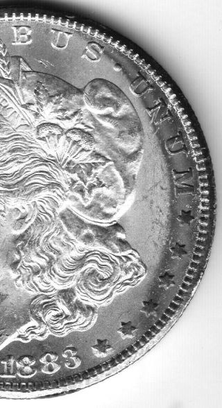 1883 CC Morgan Silver Dollar Rare Key Date Carson City C507 5