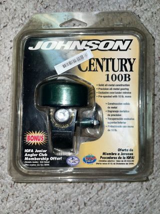 Vintage Johnson Century 100b 45th Anniversary Edition Spin Cast Fishing Reel