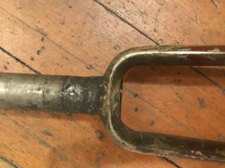 Antique TOC Bicycle Fork Early 1 1/16 tube 9.  5” length 3