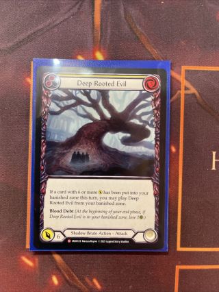 Flesh And Blood - Deep Rooted Evil - Mon123 Monarch 1st Edition Non - Foil N/m