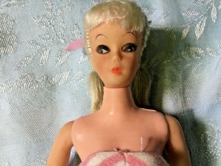 Vtg Platinum Ponytail Eegee Babette Doll Bild Lilli Barbie Clone Eg