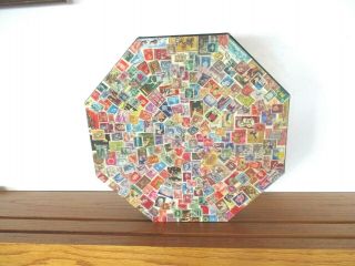 Complete 500 Piece Vintage Springbok Octagon Puzzle.  Postage Stamps.