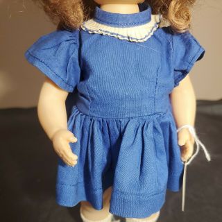 Vintage 10” Tiny Terri Lee Walker Doll 1950 ' s tagged dress auburn hair 3
